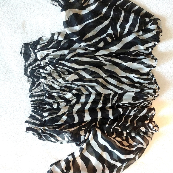Authentic Dolce And Gabbana Zebra Print Top, sz44 - Picture 5 of 9